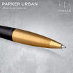 Picture of PARKER URBAN GT ROLLER GOLD & BLACK MEDIUM